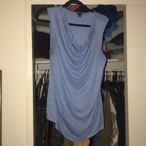 Jersey Knit Cowl Neck Shell